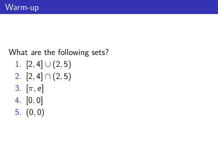 Question 1 from Unit 01