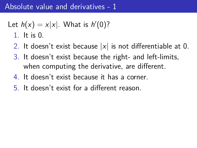Question 21 from Unit 03
