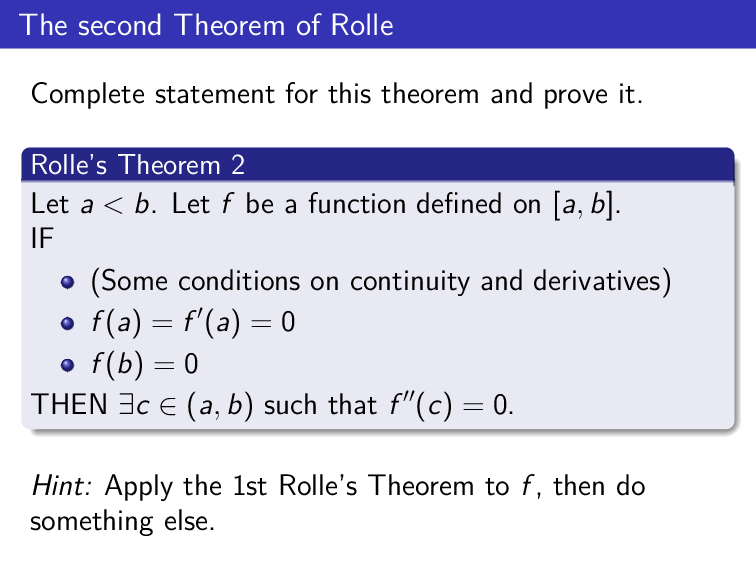 Question 9 from Unit 05