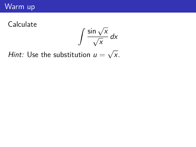 Question 1 from Unit 09